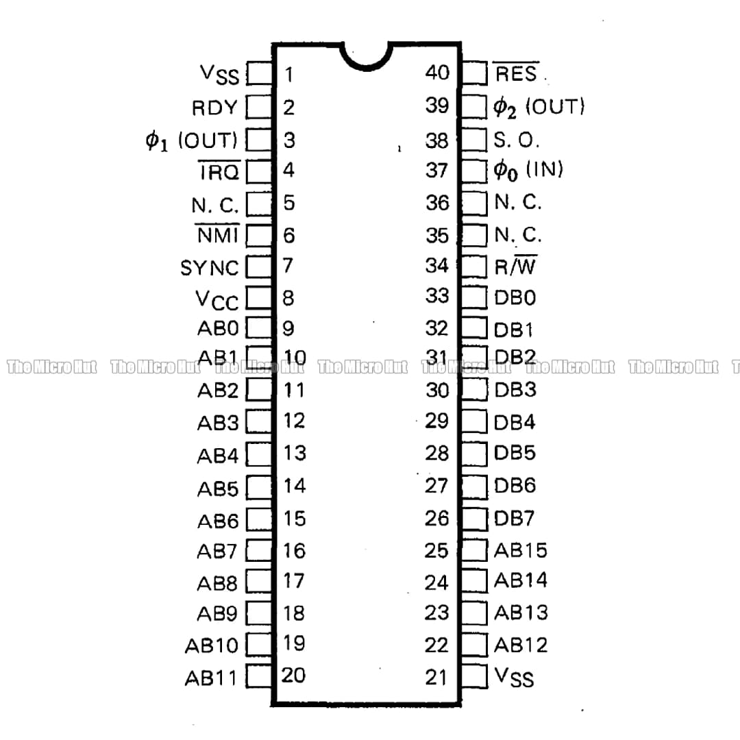 Rockwell R6502AP CPU - Bilde 2