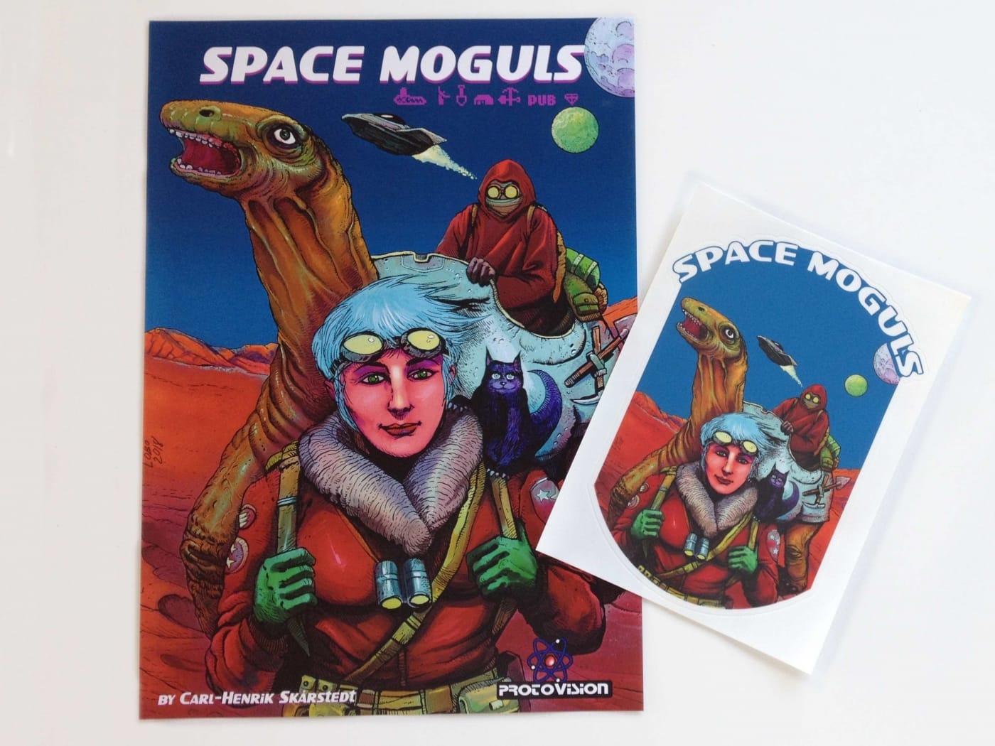 Space Moguls – Commodore 64 cartridge - Bilde 4