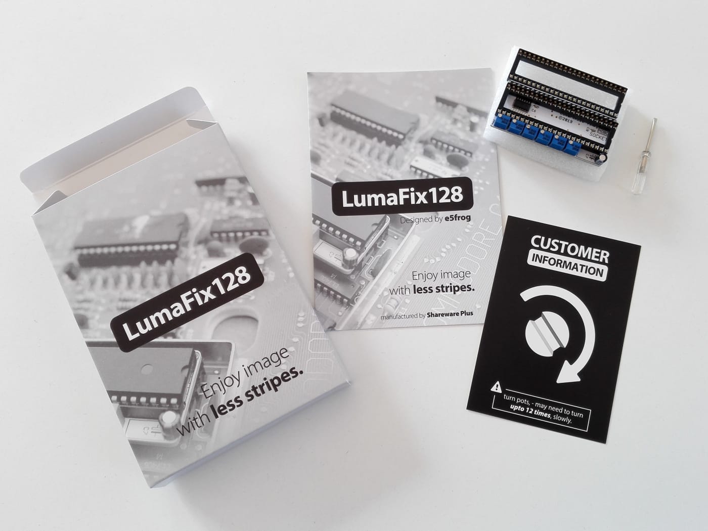 LumaFix128 – Bildestøyfjerner for Commodore 128