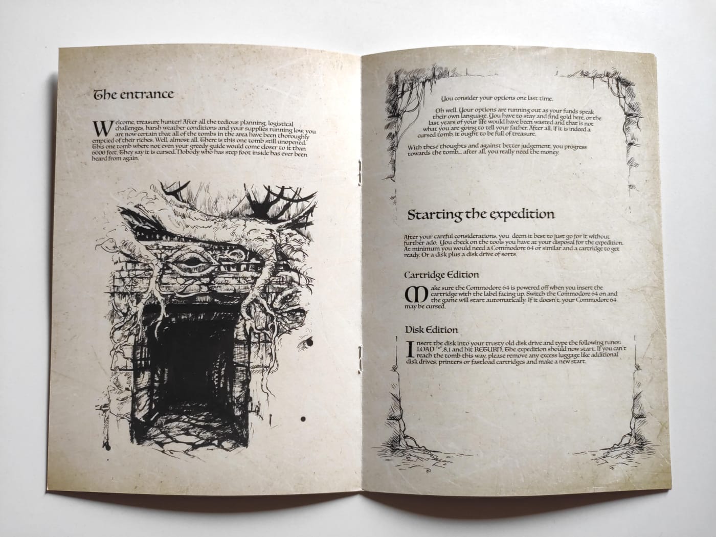 Cursed Tomb – Commodore 64 Cartridge - Bilde 2