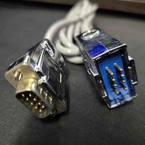 DB9M til EIAJ-8 CGA-til-RGB skjermkabel