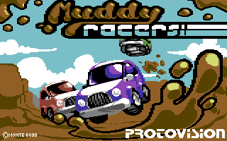 Muddy Racers – Commodore 64 Cartridge - Bilde 3
