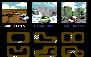 Muddy Racers – Commodore 64 Cartridge - Bilde 6