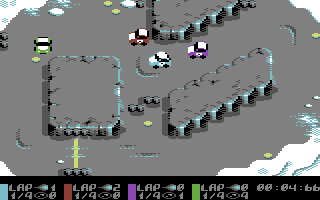 Muddy Racers – Commodore 64 Cartridge - Bilde 4