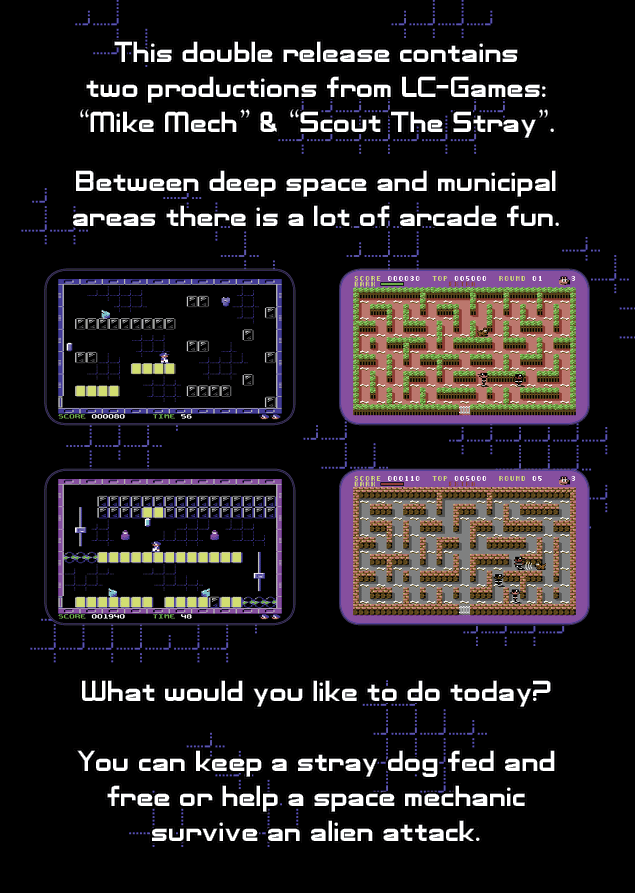 Mike Mech + Scout the Stray – Commodore 64 cartridge - Bilde 3