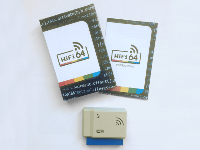 WiFi 64 – trådløs nettmodul for Commodore 64