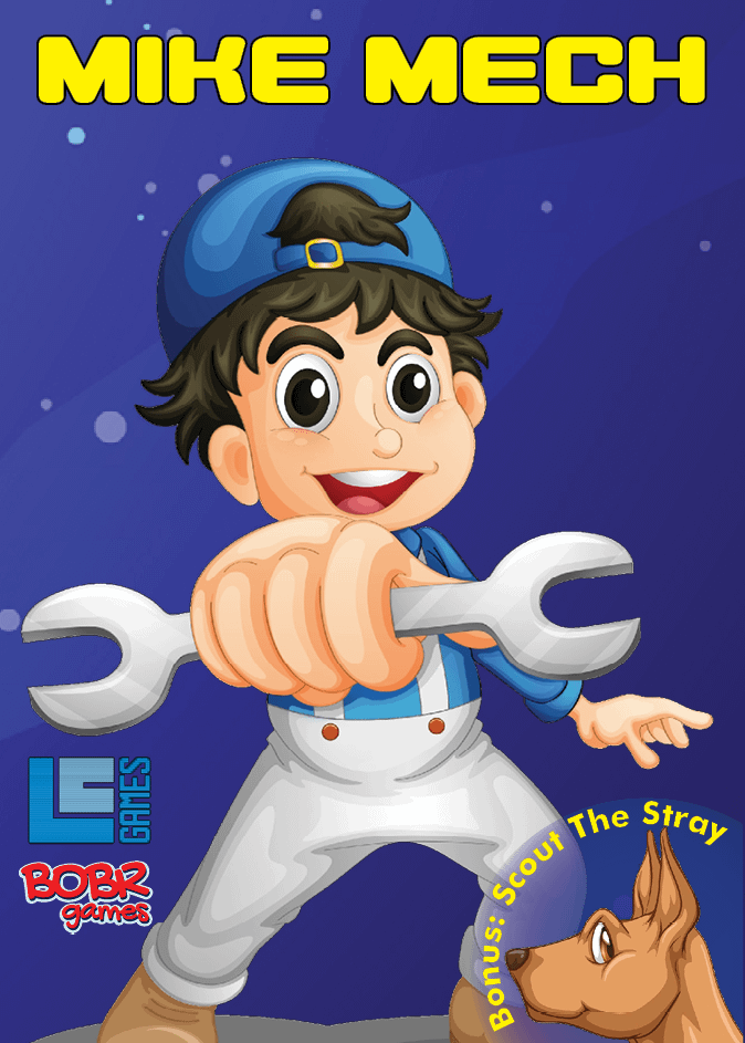 Mike Mech + Scout the Stray – Commodore 64 cartridge - Bilde 2