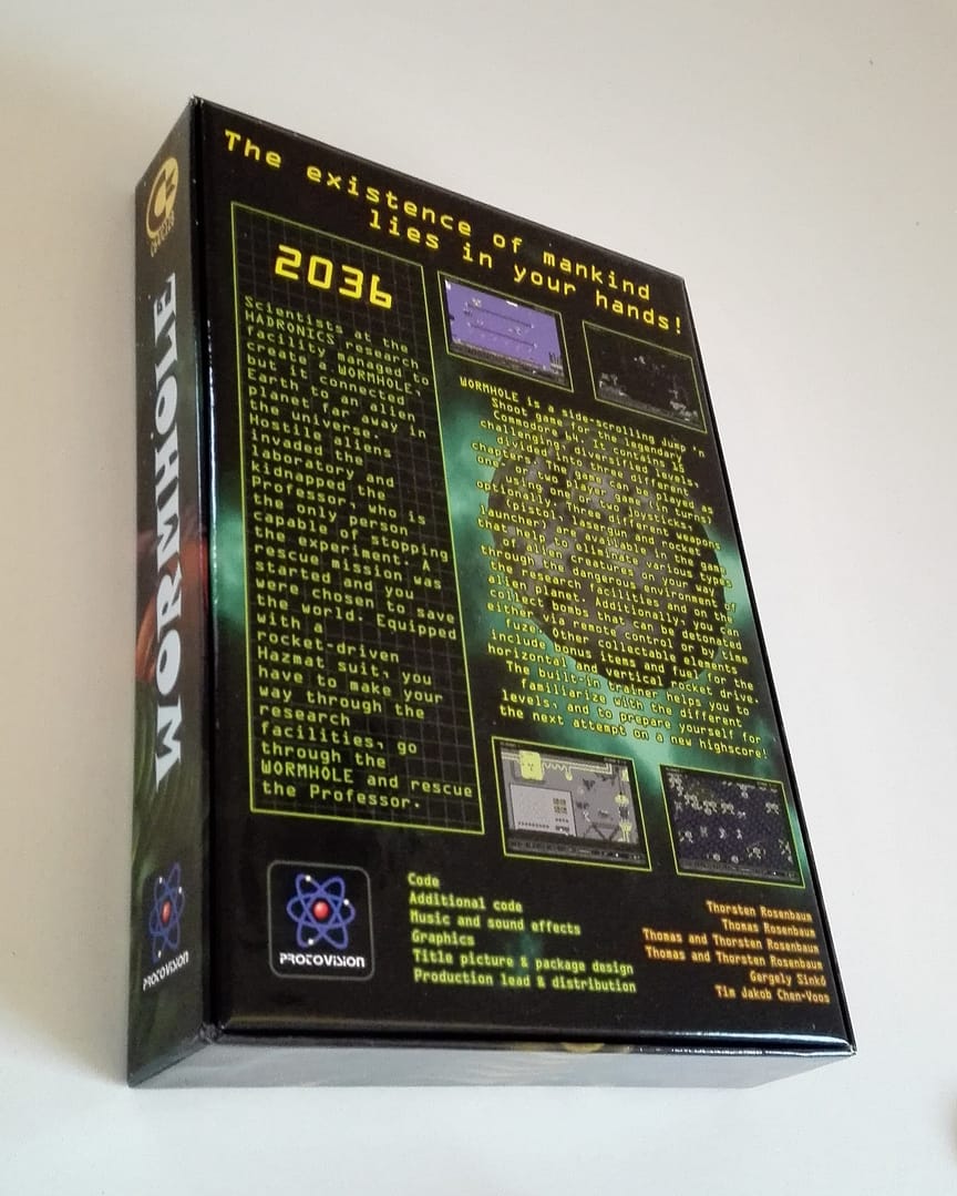 Wormhole – Commodore 64 cartridge - Bilde 3